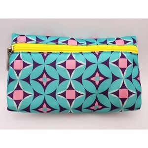 Vintage clinique makeup‎ bag NWT geometric pattern